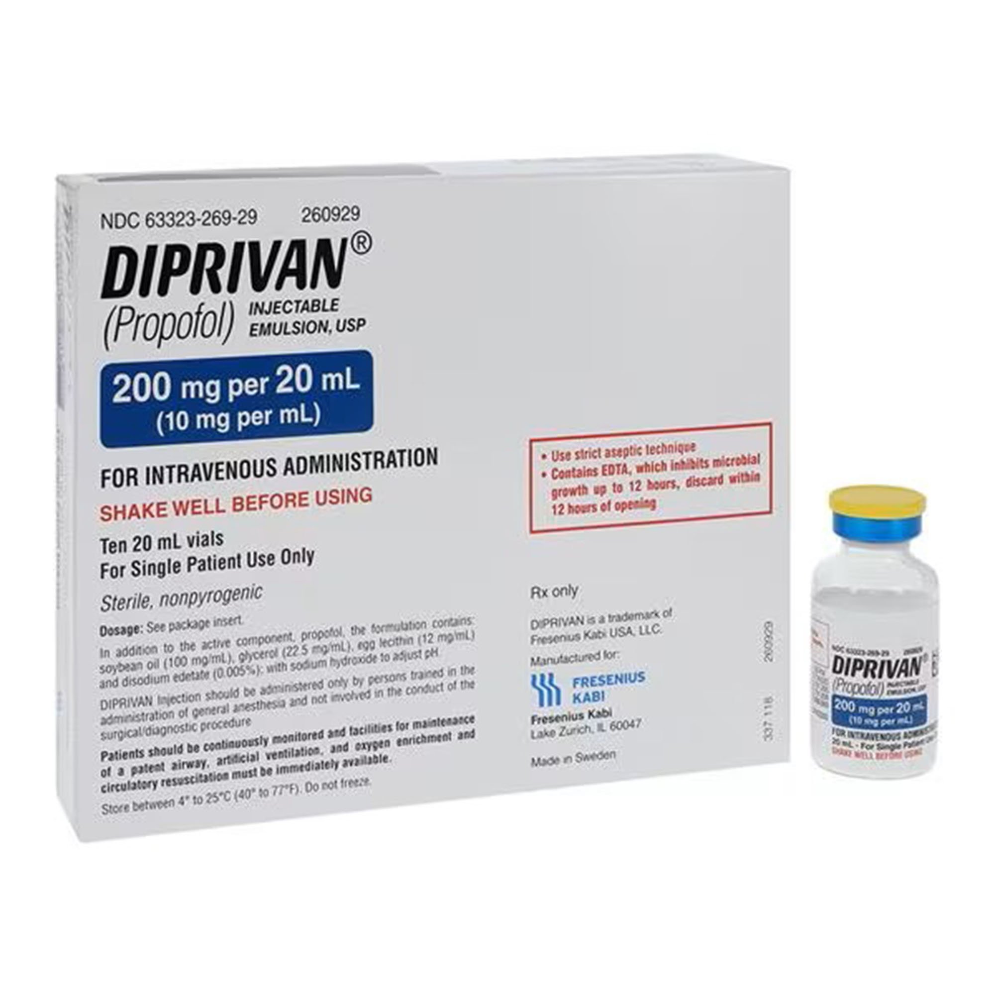 Buy Propofol Injection without prescription